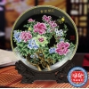 周年慶典禮品紀(jì)念盤(pán) 校慶禮品陶瓷擺盤(pán)