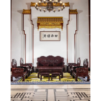 凹凸傳奇紅木紫檀精品 | 江山如意沙發(fā)，撐起家的貴氣和福氣！